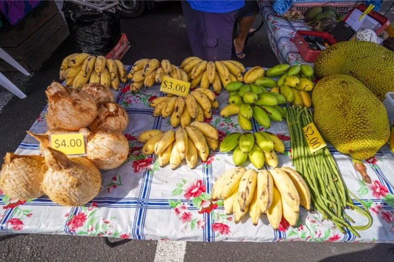 Fresh produce in Rarotonga