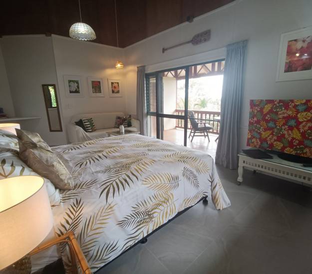 Premier Studio with Lagoon View l KAUTE l Muri Retreat Apartments